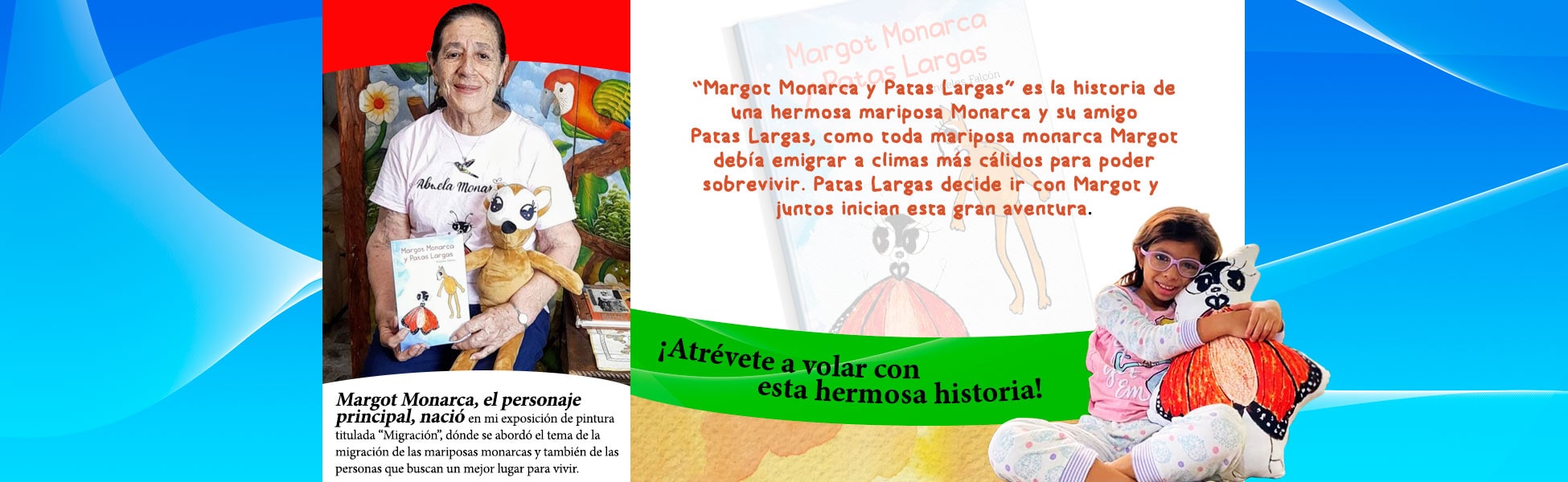 Libro infantil Margot Monarca y Patas Largas - slide 2